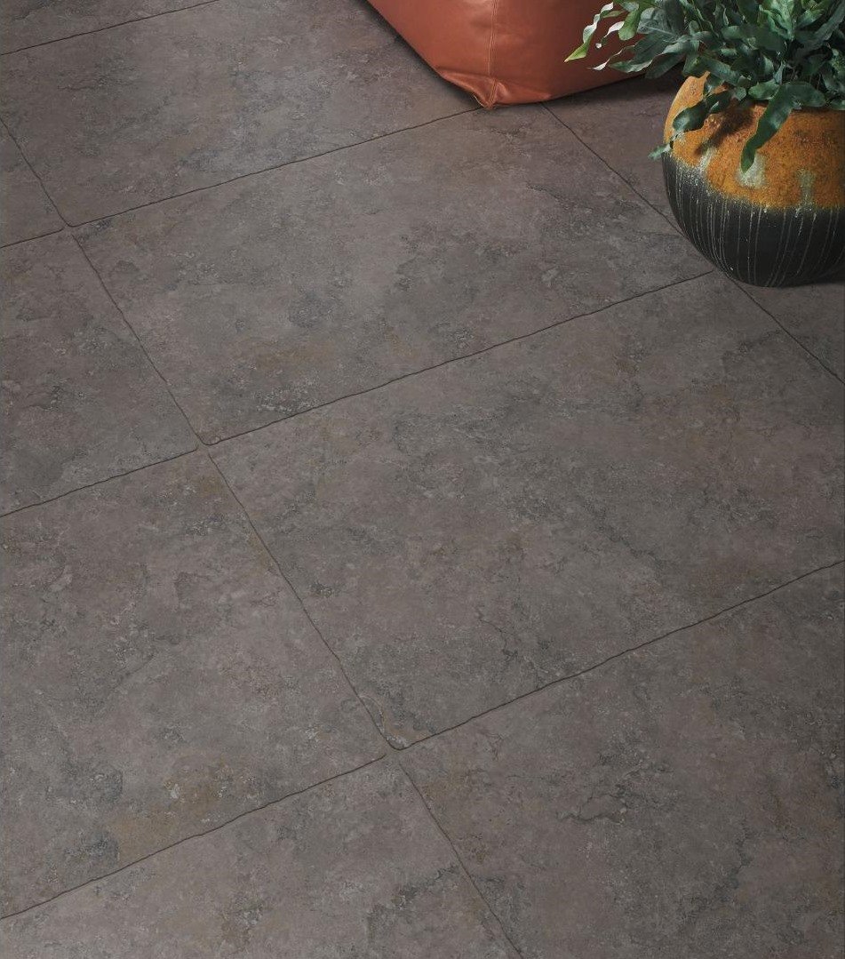 Timeworn Ivory stone-look porcelain paver application scene